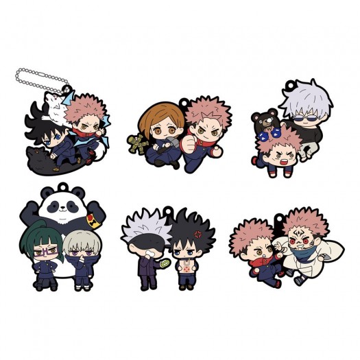 Jujutsu Kaisen - Rubber Mascot BuddyColle Box 6 pezzi 6,5cm (EU)