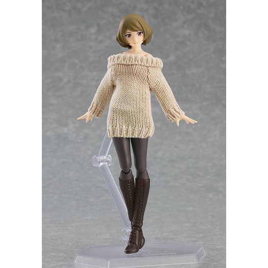 figma Styles figma Female Body (Chiaki) with Off-the-Shoulder Sweater Dress 574 14,5cm (EU)