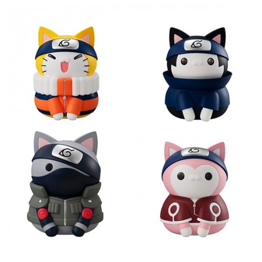 Naruto Shippuuden - Mega Cat Project Nyaruto! Reboot Team 7 Special Set 10cm Exclusive