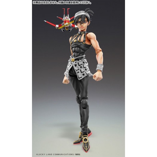 JoJo's Bizarre Adventure -Part V- - Super Action Statue Narancia Ghirga & Aerosmith Ver. Black 14-4cm (EU)