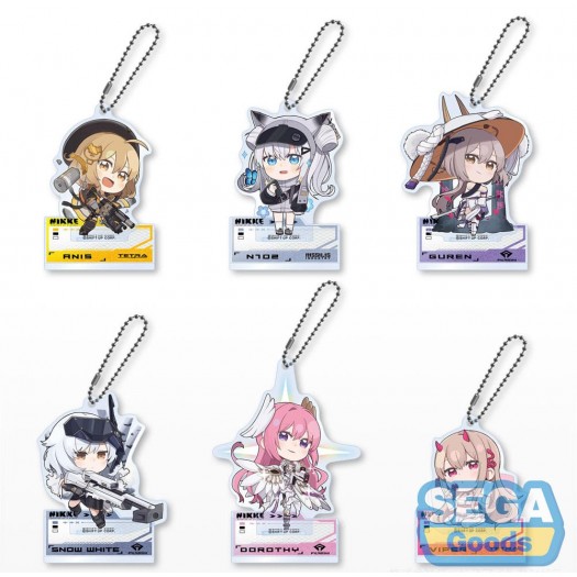 Goddess of Victory: Nikke - Keychain Chocokawa Acrylic Strap with Stand Vol.2 BOX 6 pezzi