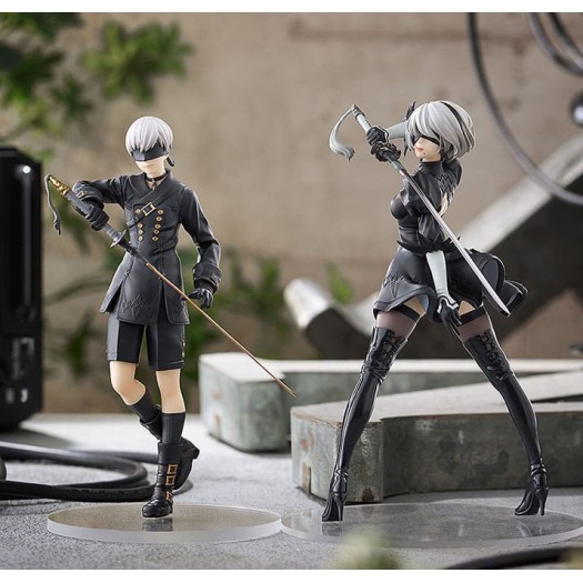 NieR: Automata Ver1.1a - POP UP PARADE 9S (YoRHa No. 9 Type S) & 2B (YoRHa No. 2 Type B) 17cm (EU)