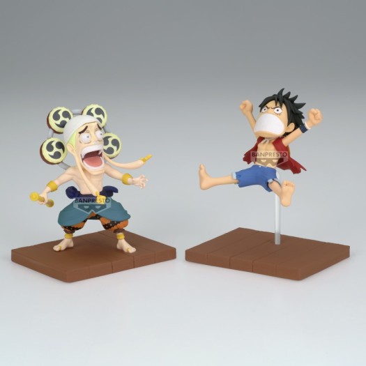 One Piece - World Collectable Figure Log Stories Luffy & Enel 7cm