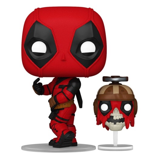 Deadpool and Wolverine Movie - POP! Vinyl Figure Deadpool w/Headpool 9cm