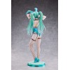 Original Character - Green Twin Tail Bunny-chan 1/4 Fishnet Tights Ver. 43cm (EU)