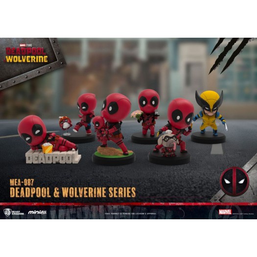 Deadpool and Wolverine Movie - Mini Egg Attack Figures Set 6 pezzi 8-10cm