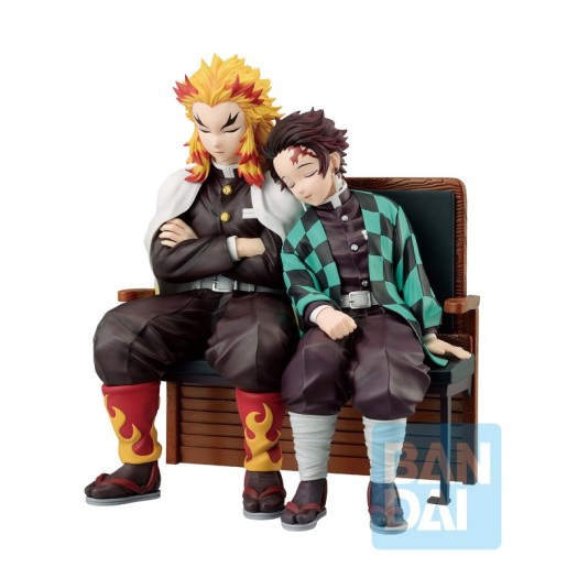 Demon Slayer: Kimetsu no Yaiba - Ichibansho ArtScale Memoria Rengoku Kyojuro & Kamado Tanjiro 17cm