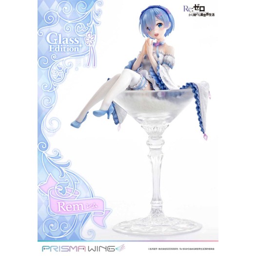 Re:ZERO -Starting Life in Another World- - PRISMA WING Rem 1/7 Glass Edition 23cm (EU)