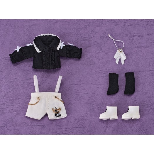 Nendoroid Doll Outfit Set: Suspender Shorts Set (Black & White) (EU)