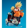 Dragon Ball Z - Desktop Real McCoy 05 Super Saiyan Son Goku & Super Saiyan Son Gohan & Motorbike 16cm EXCL