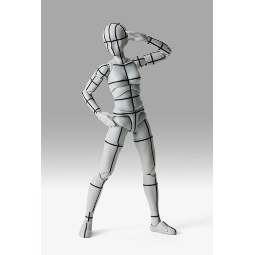 S.H. Figuarts Body-chan -Sports- Edition -Wire Frame- (Gray Color Ver.) 15cm (EU)