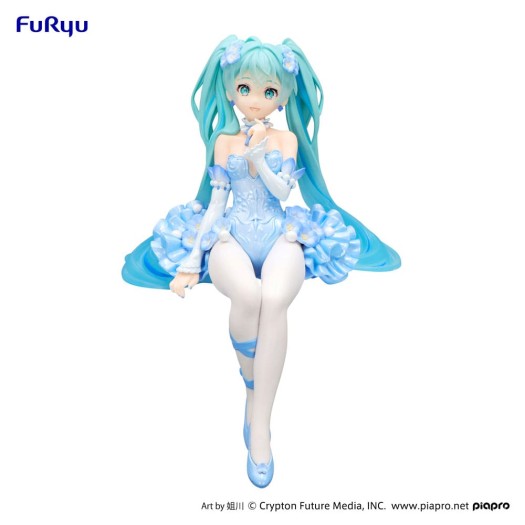 Vocaloid / Character Vocal Series 01 - Noodle Stopper Hatsune Miku Flower Fairy Nemophila Pail Blue Color Ver. 15cm