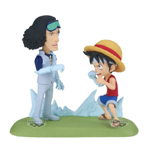 One Piece - WCF Log Stories Luffy VS Kuzan 9cm