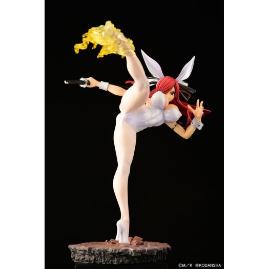 Fairy Tail - Erza Scarlet High Kick White Bunny Ver. 1/6 37cm (EU)