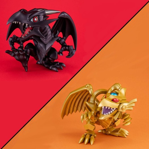 Yu-Gi-Oh! Duel Monsters - MEGATOON Red Eyes Black Dragon & The Winged Dragon of Ra 13cm Limited Edition (EU)