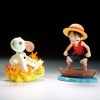 One Piece - WCF Log Stories Luffy & Going Merry 8cm