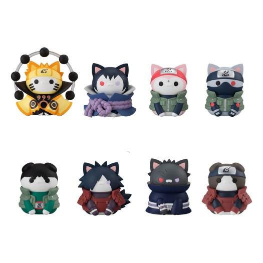 Naruto Shippuuden - MEGA CAT PROJECT Nyaruto! Last Battle Ver. BOX 8 pezzi Random 3cm (EU)