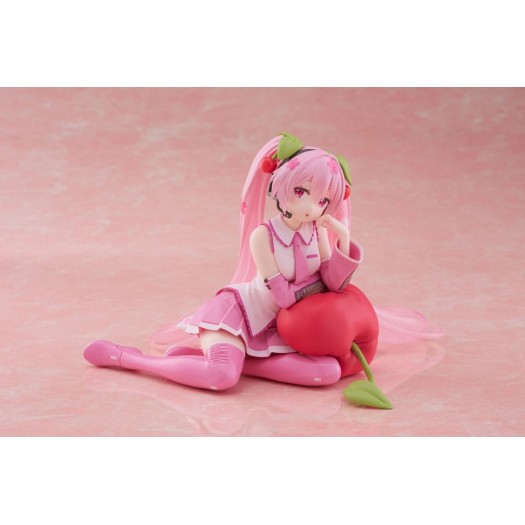 Vocaloid / Character Vocal Series 01 - Desktop Cute Figure Sakura Miku Cherry Cushion Ver. 13cm