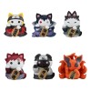 Naruto Shippuuden - MEGA CAT PROJECT Nyaruto! Fortune Cats Naruto Uzumaki & Friends Ver. BOX 8 pezzi Random 6,5cm (EU)