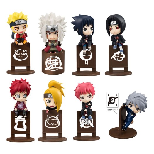 Naruto Shippuuden - Ochatomo Series Let's have tea for now! BOX 8 pezzi Random 5cm (EU)