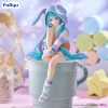 Vocaloid / Character Vocal Series 01 - Noodle Stopper Hatsune Miku Rabbit Ear Hood Pajama Blue Color Ver. 14cm